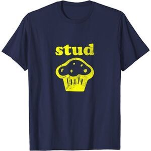 Stud Muffin Funny Food Humor Graphic Unisex T-Shirt